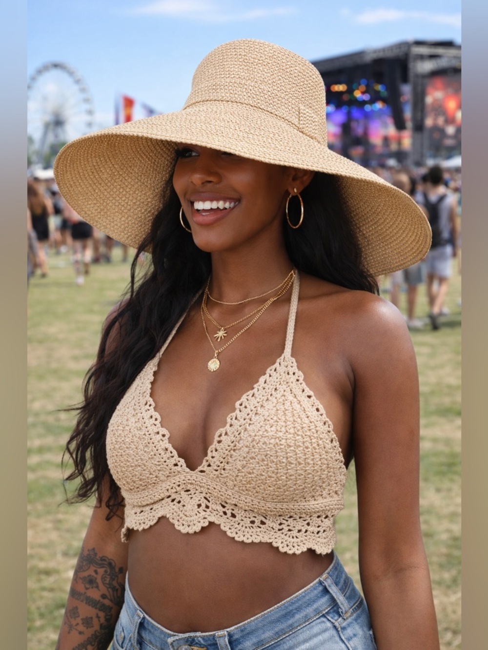 Summer hat floppy
